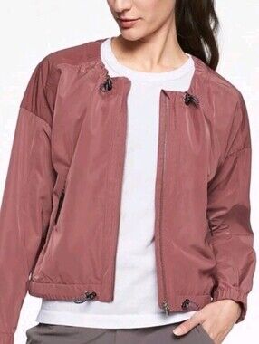 Athleta Chill Bomber Jacket In Dar